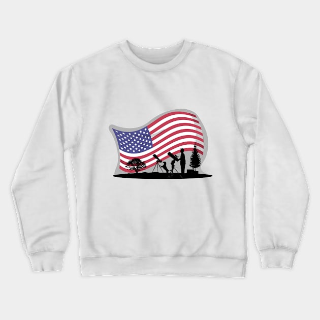 So many stars Crewneck Sweatshirt by BishBashBosh